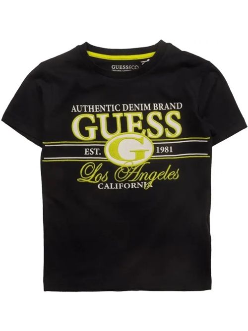 t-shirt bambino blu GUESS | N5RI23K8HM4/G7V2